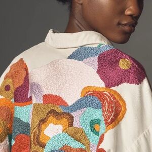 Artistic Embroidered Women's Cape